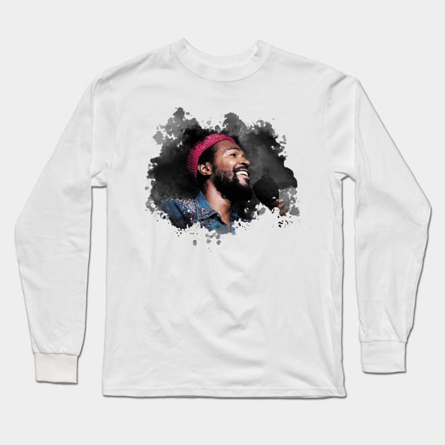 marvin gaye colour Long Sleeve T-Shirt by V x Y Creative